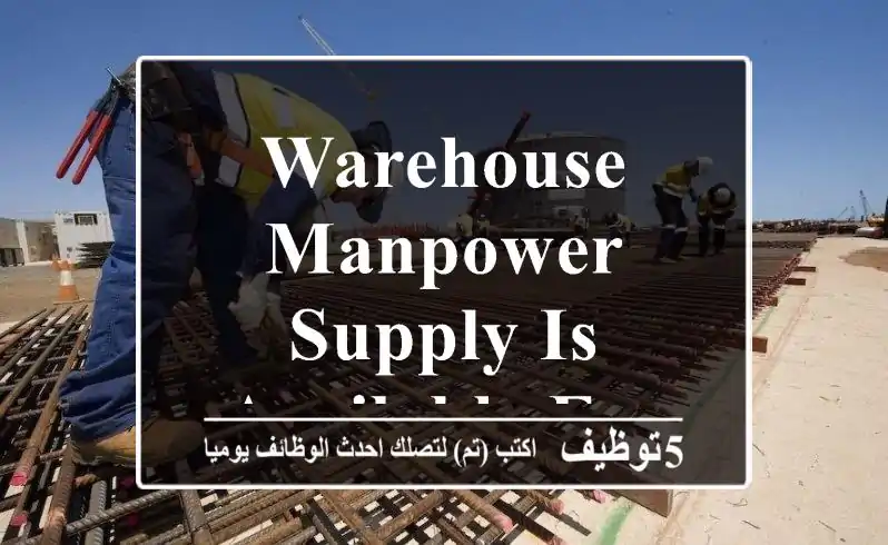 Warehouse manpower supply is available from india